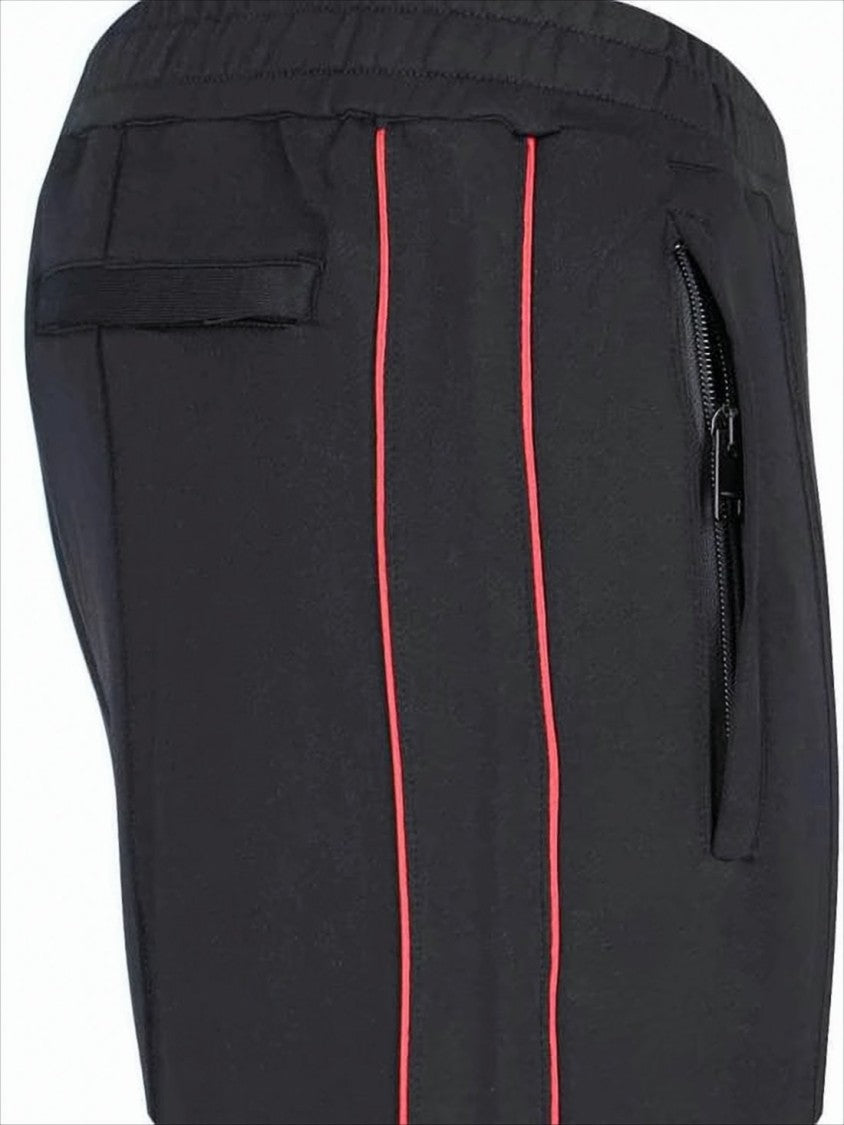 Diesel Straight-Leg Pants With Red Piping