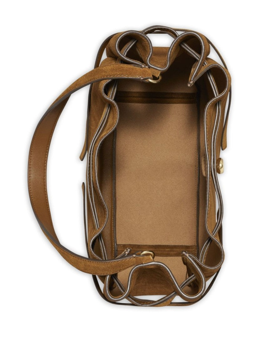 Tory Burch Structured Calf Leather Shoulder Bag