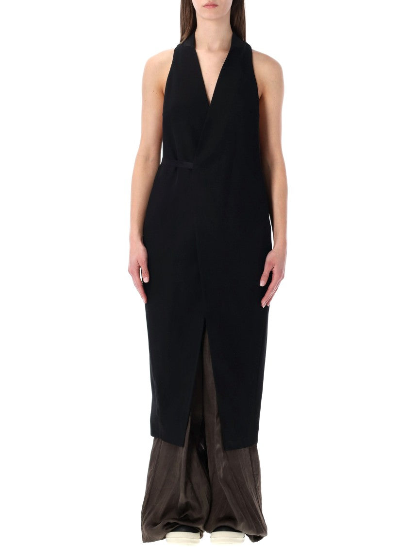 Rick Owens Cyclops Sleeveless Wrap Coat