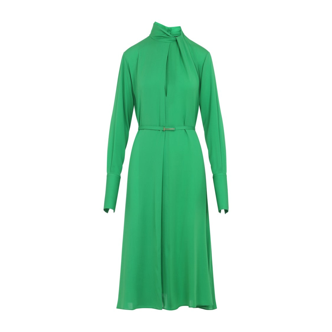 Tom Ford Midi-Length Silk Dress With Keyhole Detail