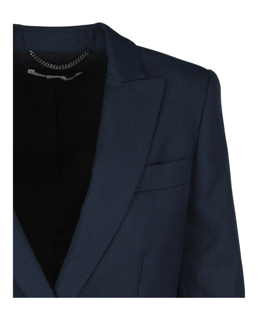 Stella Mccartney Single-Breasted Flap Pocket Blazer