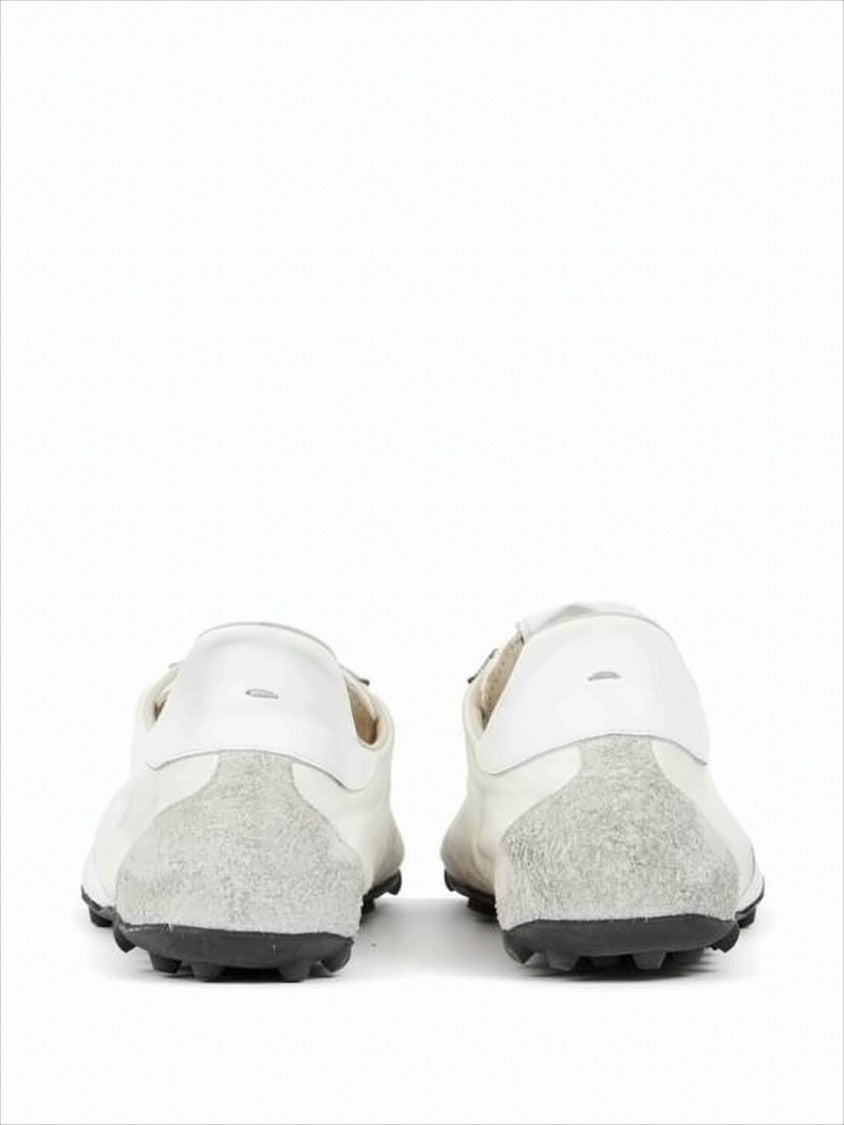 Maison Margiela Sleek Low-Profile Sneakers With Textured Suede Accents