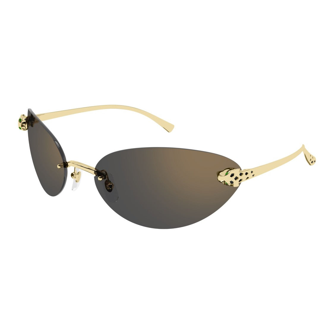 Cartier Ct0635s Rimless Oval Sunglasses
