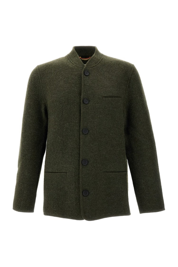 Alpe Piano Green Stand Collar Jacket