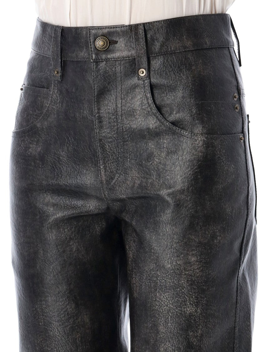 Isabel Marant Étoile Coralea Faux Leather Pants