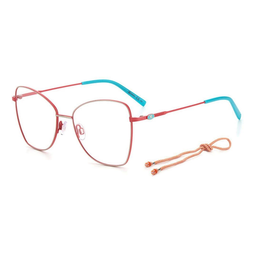 M Missoni Mmi 0059 Cat-Eye Eyeglasses With Coral Red Frame