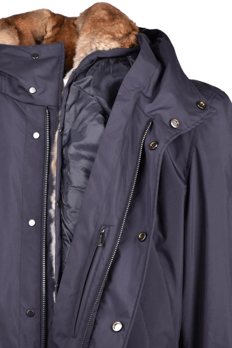 Paul & Shark Padded Parka With Functional Pockets