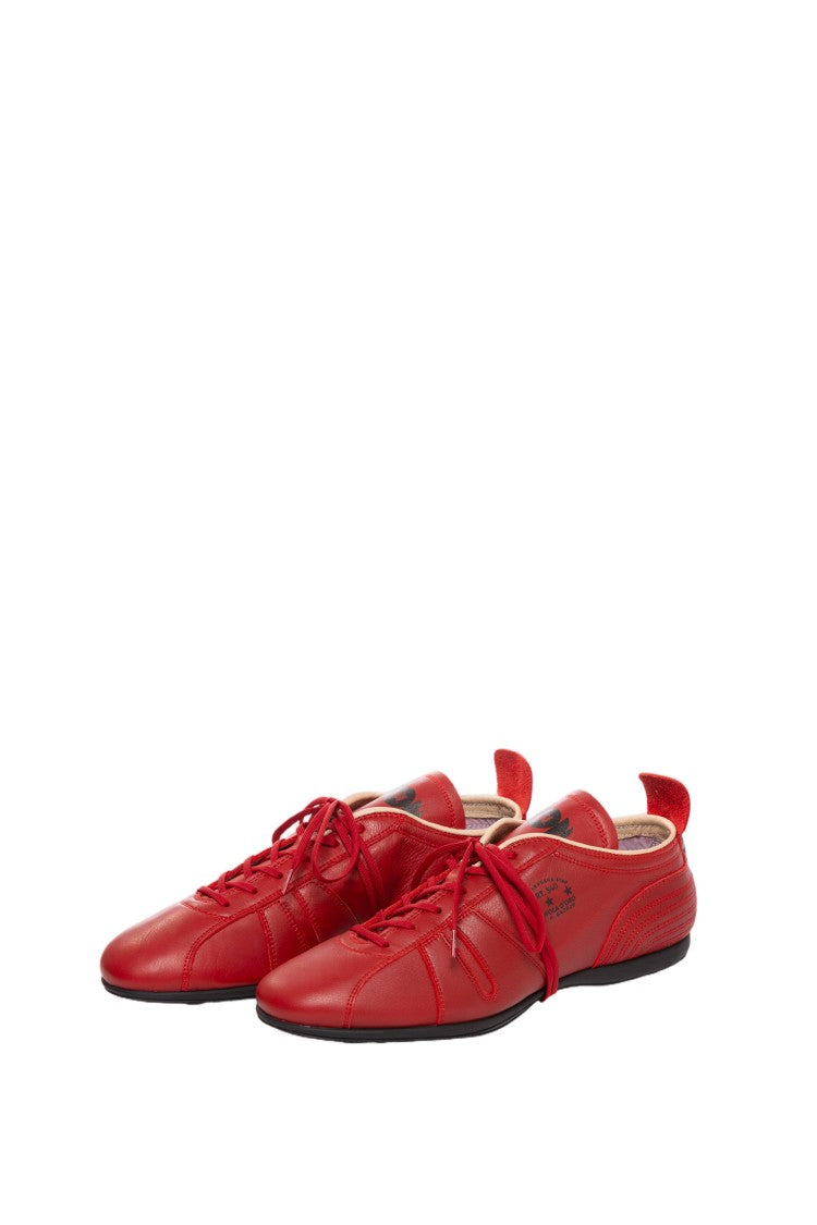 Pantofola D'oro Blue Soft Calfskin Archival Sole Sneakers