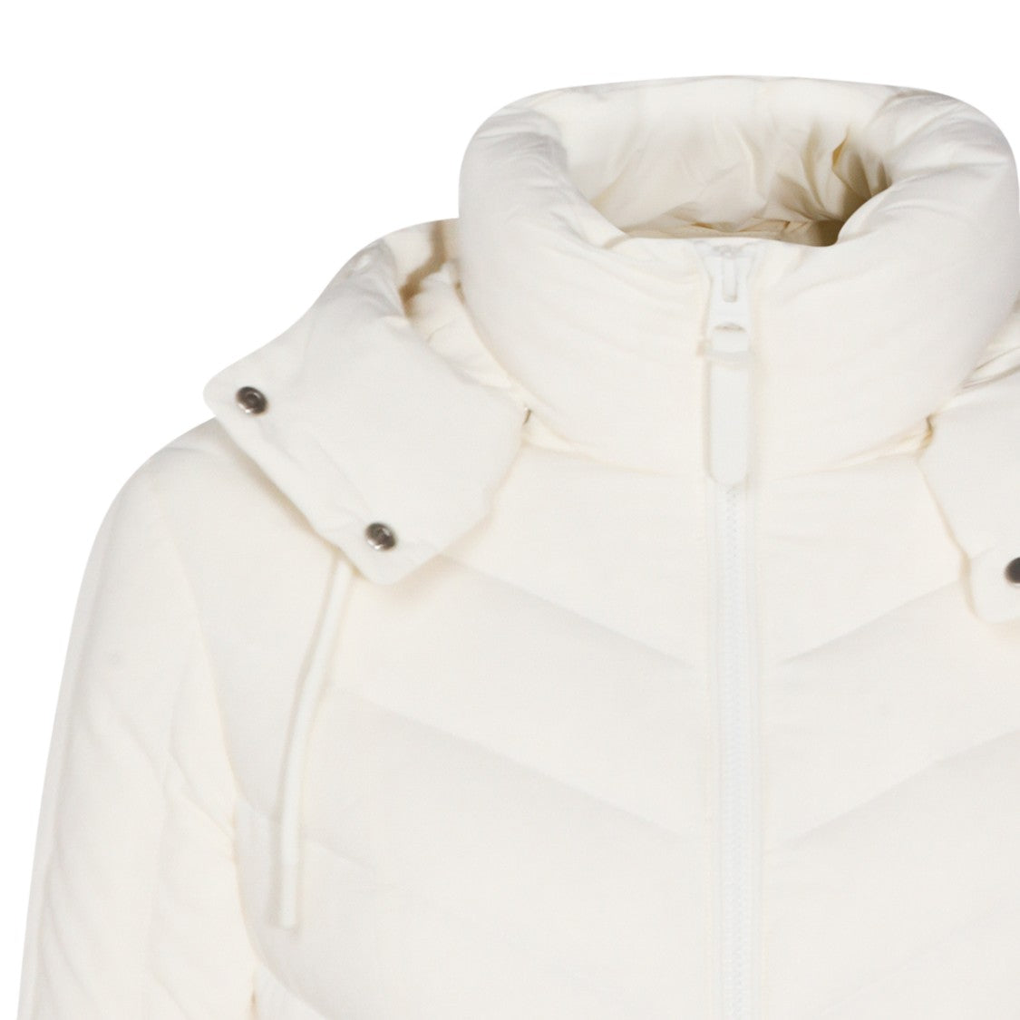 Mackage Chevron Quilted Cream Down Jacket
