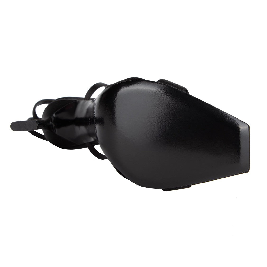 Saint Laurent Corinne Sandals In Satin Crepe Black