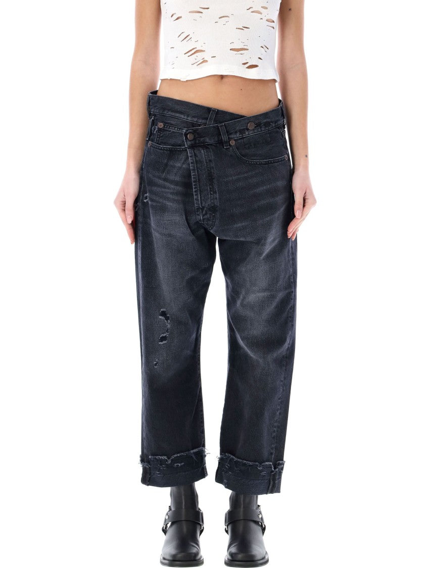 R13 Low-Rise Oversized Jeans
