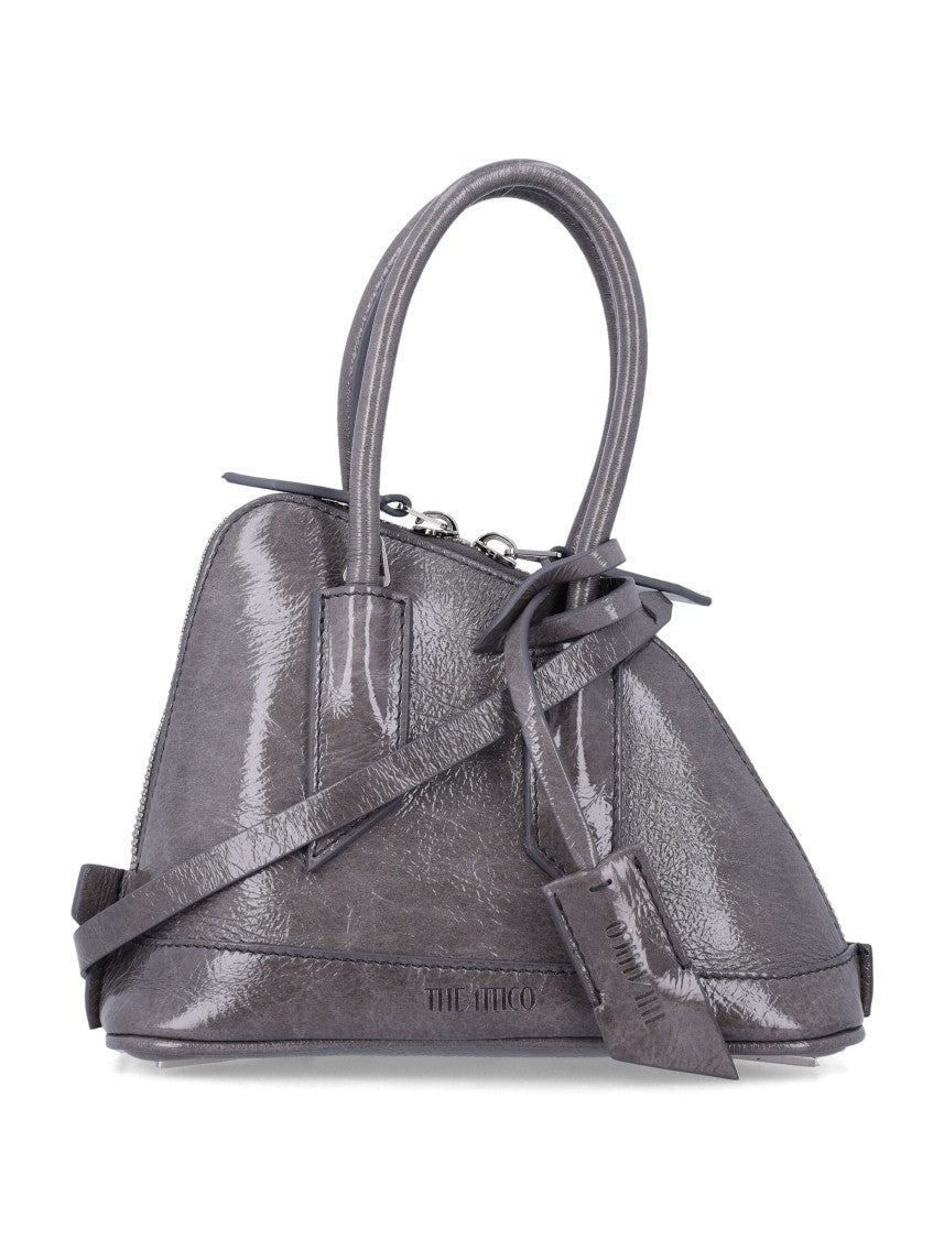 The Attico Grey Sant Abreoeus Mini Handbag