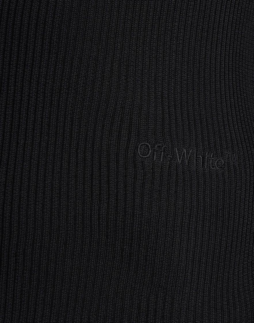 Off-White Helvetica Logo Turtleneck Sweater
