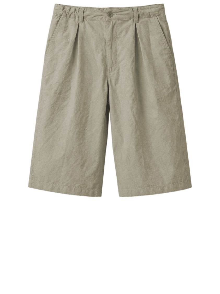 Willy Chavarria Cotton-Blend Shorts With Elastic Waistband