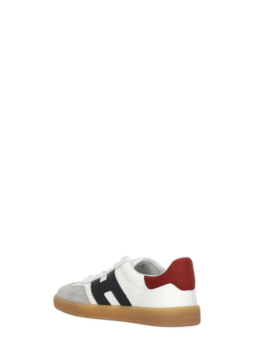 Hogan White Cool Suede-Blend Sneakers