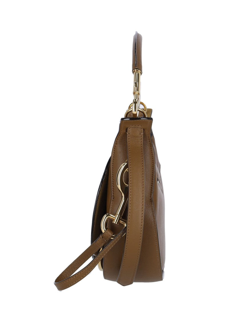 Chloé "Ride" Shoulder Bag – Brown