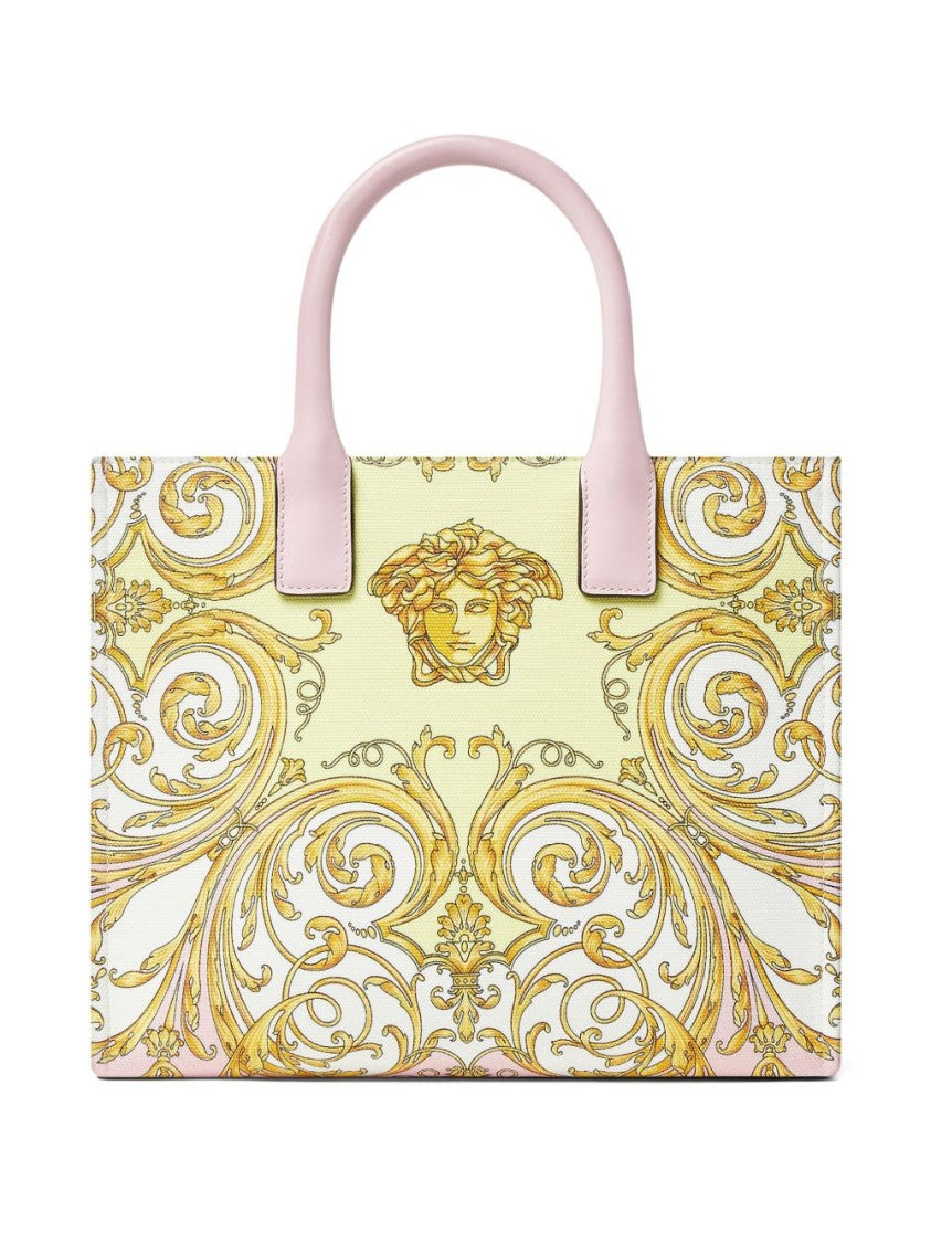 Versace Baroque-Inspired Tote Bag With Medusa Emblem