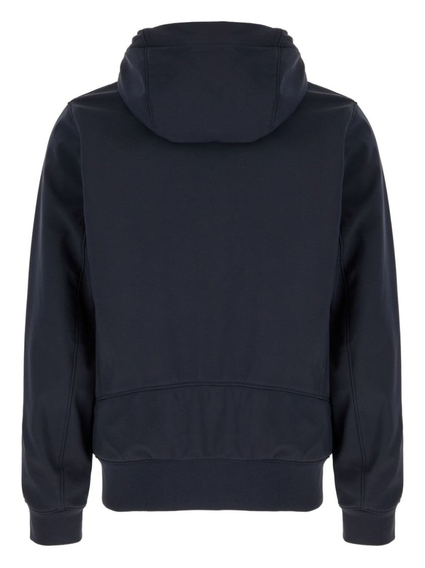 C.P. Company Navy Blue Shell Jacket With Hood