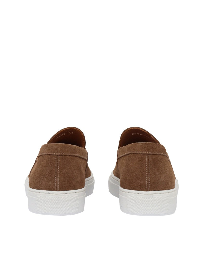 Doucal's Slip-On Sneakers With Soft Suede