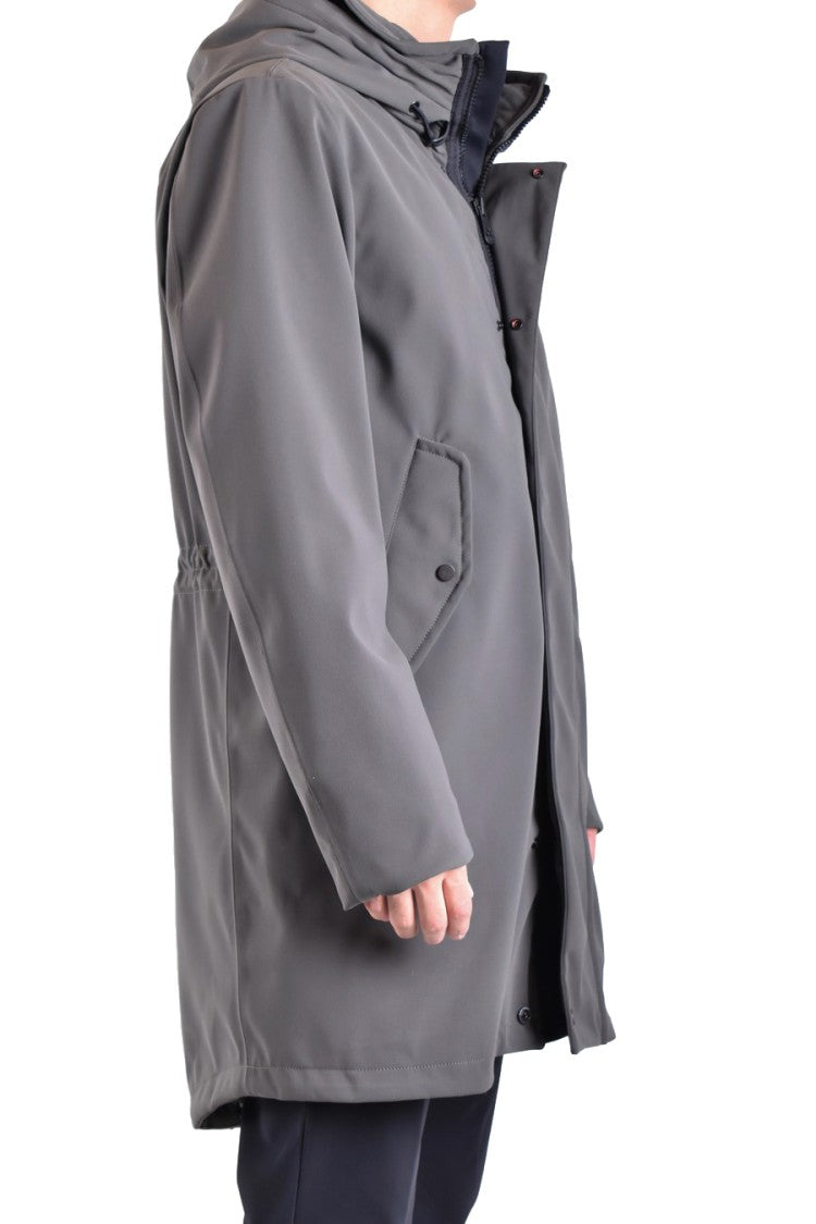 Peuterey Green Polyester Jacket With Hood