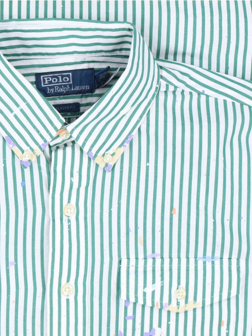 Polo Ralph Lauren Tailored Grey Button-Down Shirt With Classic Design