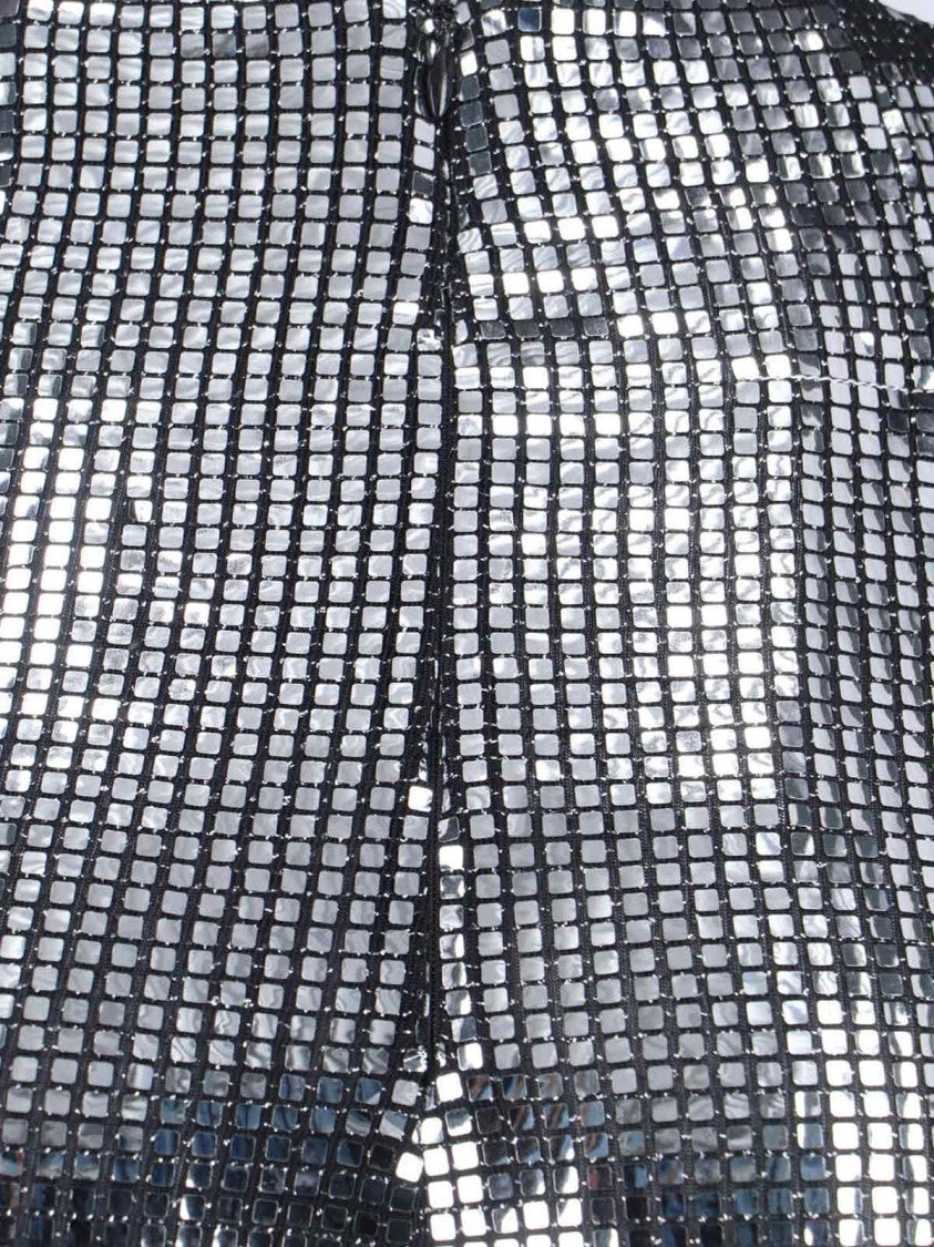 Mm6 By Maison Margiela Metallic Sequin Pants – Silver
