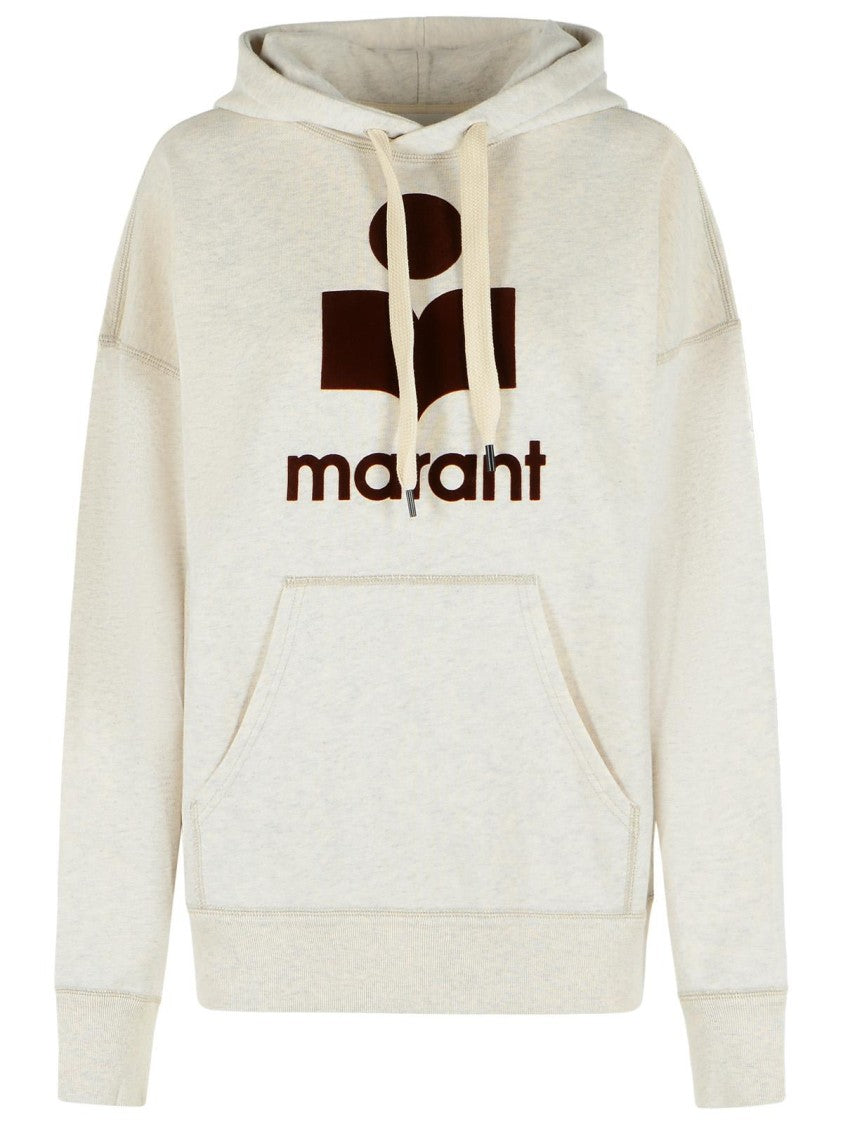 Isabel Marant Étoile 'Mansel' Sweatshirt In Ecru Cotton Blend