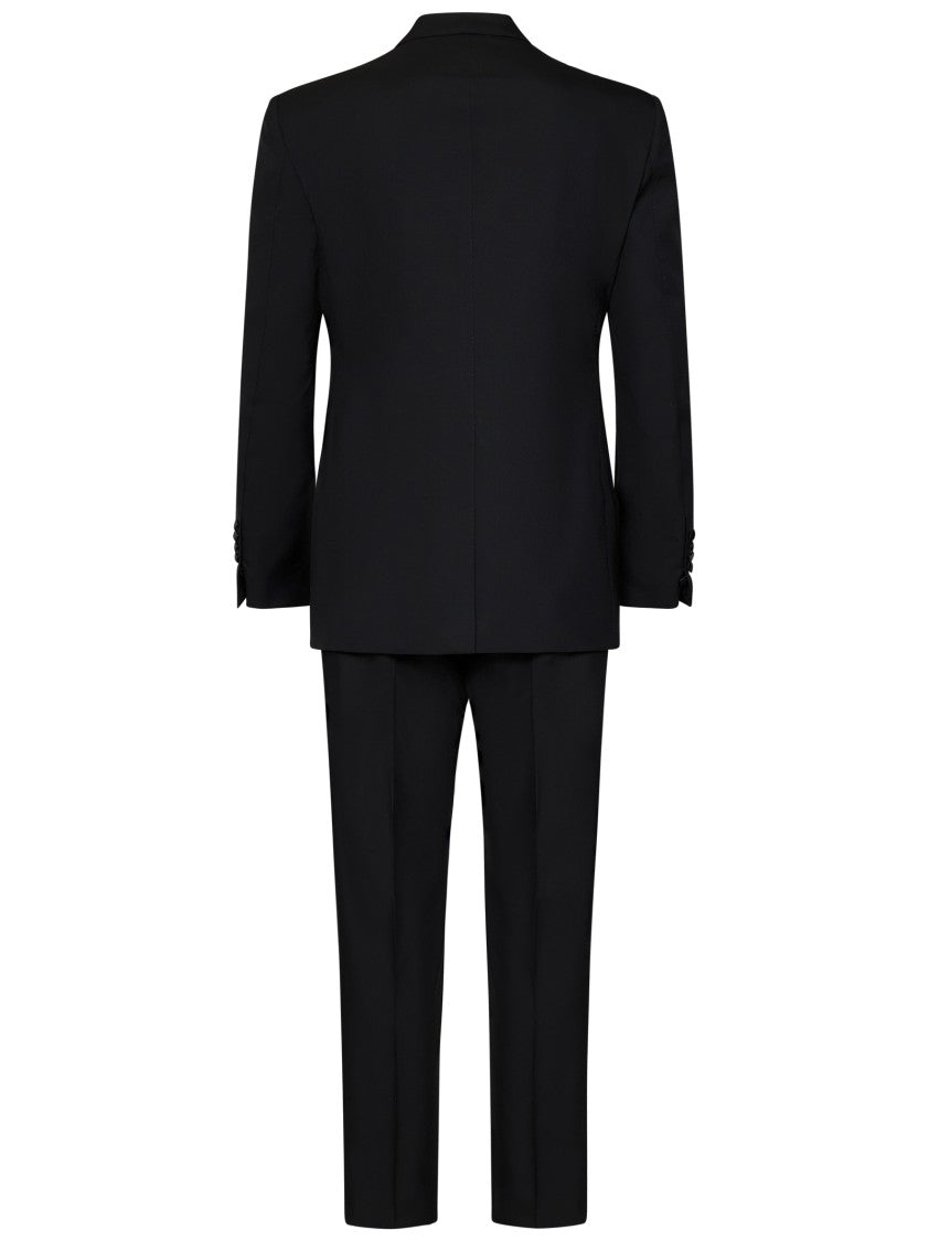 Tom Ford Black Tuxedo Suit With Satin Lapels