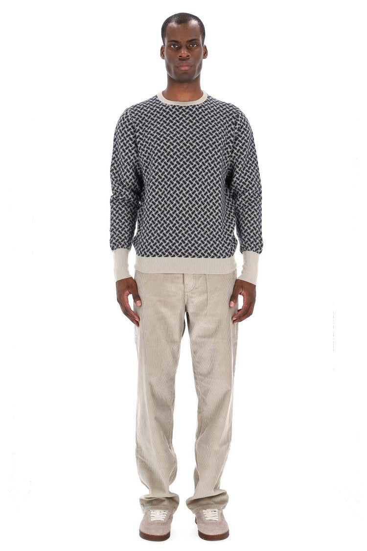 Drumohr Biscottino Cashmere Crewneck Sweater