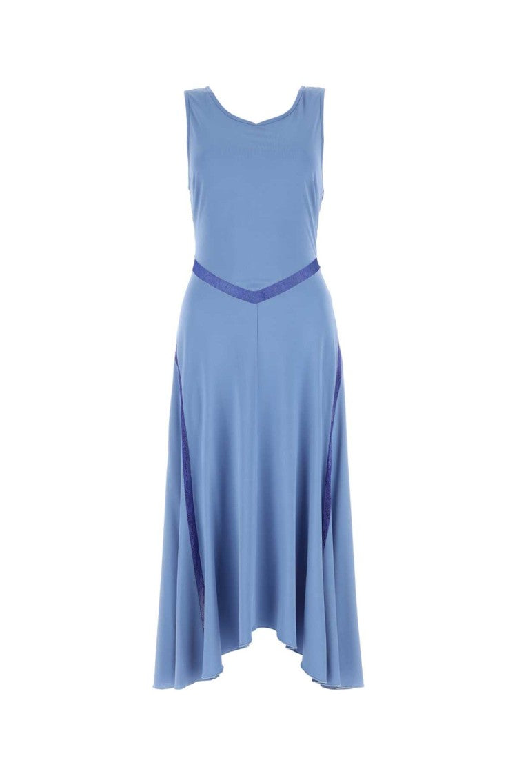 Koche Light Blue Viscose Dress