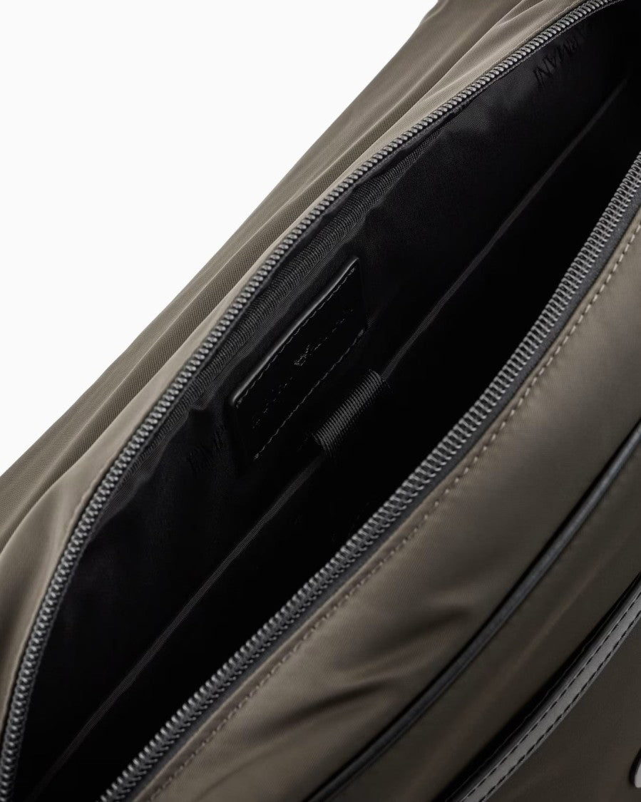 Emporio Armani Military Green Messenger Bag