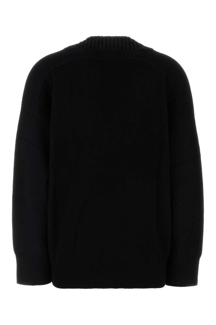 Loulou Studio Black Cashmere Oversize Sage Sweater