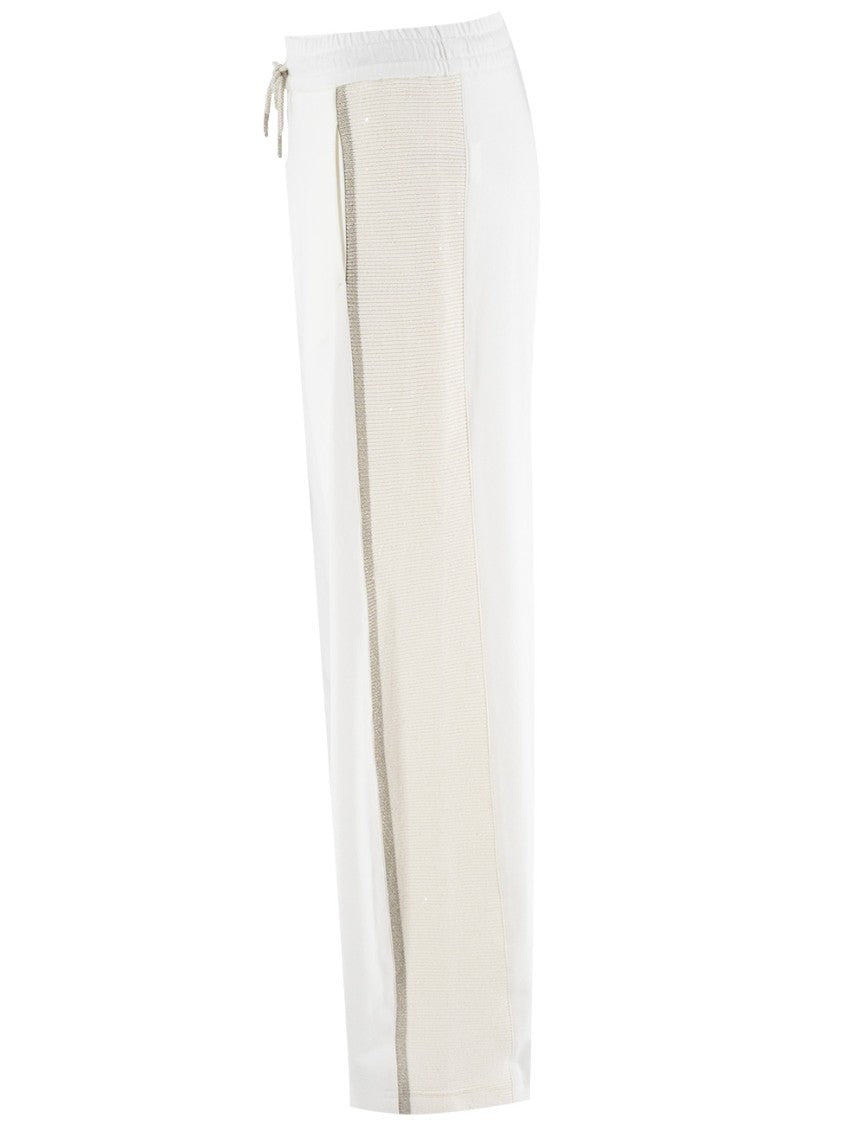Panicale Cream Jogger Trousers