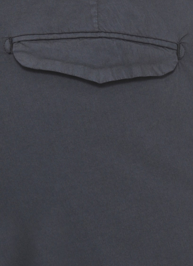 Briglia 1949 Blue Bg21 Flap Pockets Straight-Leg Pants