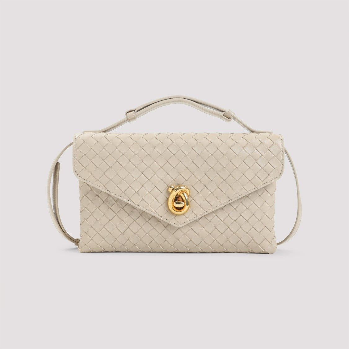 Bottega Veneta Intrecciato Lamb Leather Shoulder Bag