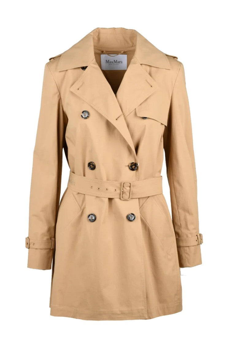 Max Mara Short Landa Trench Coat - Beige