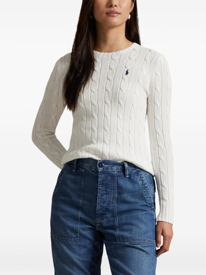 Polo Ralph Lauren Cable Knit Classic Crew Neck Sweater
