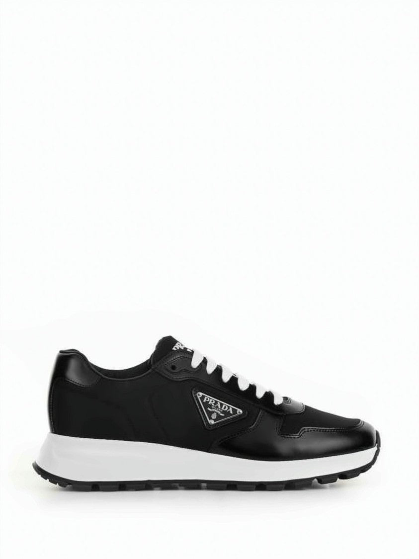 Prada Prada Frac 01 Delave Sneakers With Triangular Logo