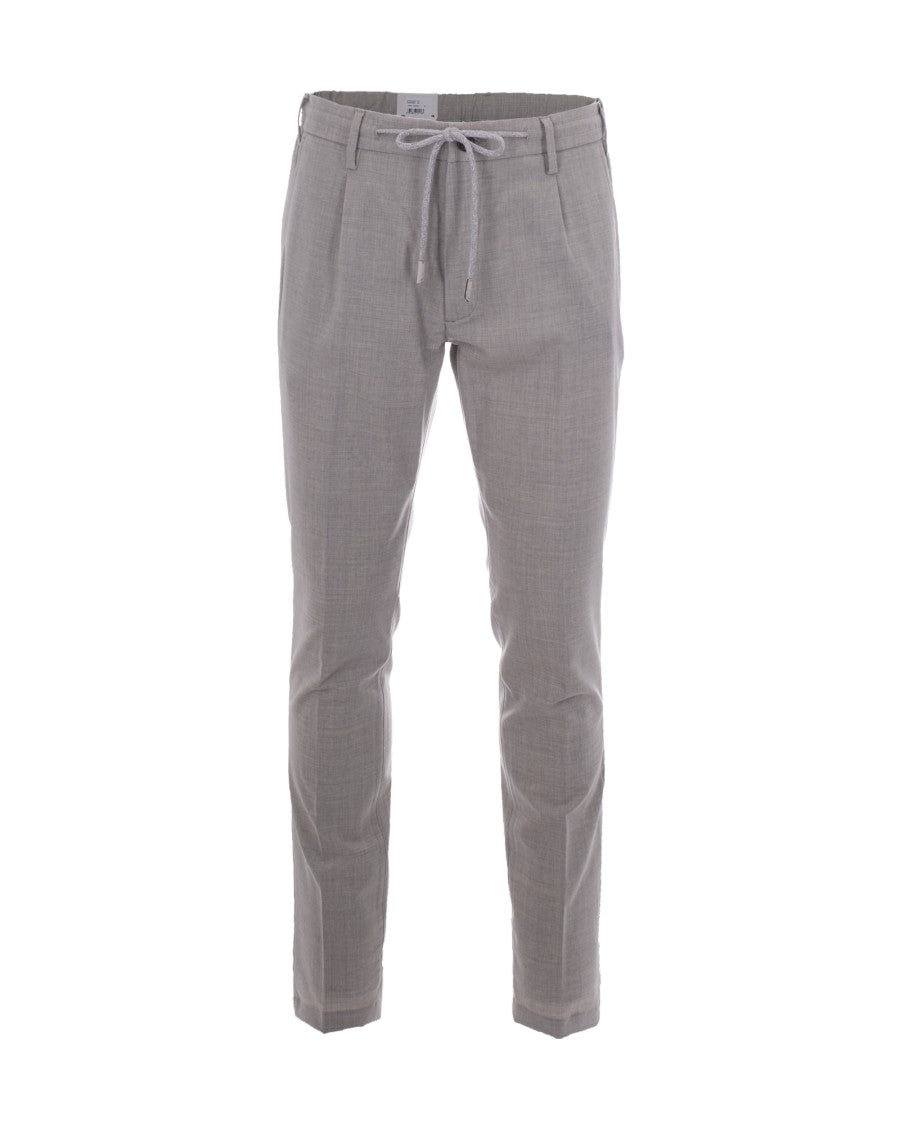 Eleventy Grey Drawstring Trousers