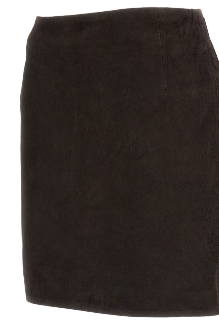 Rotate Suede Mini Skirt