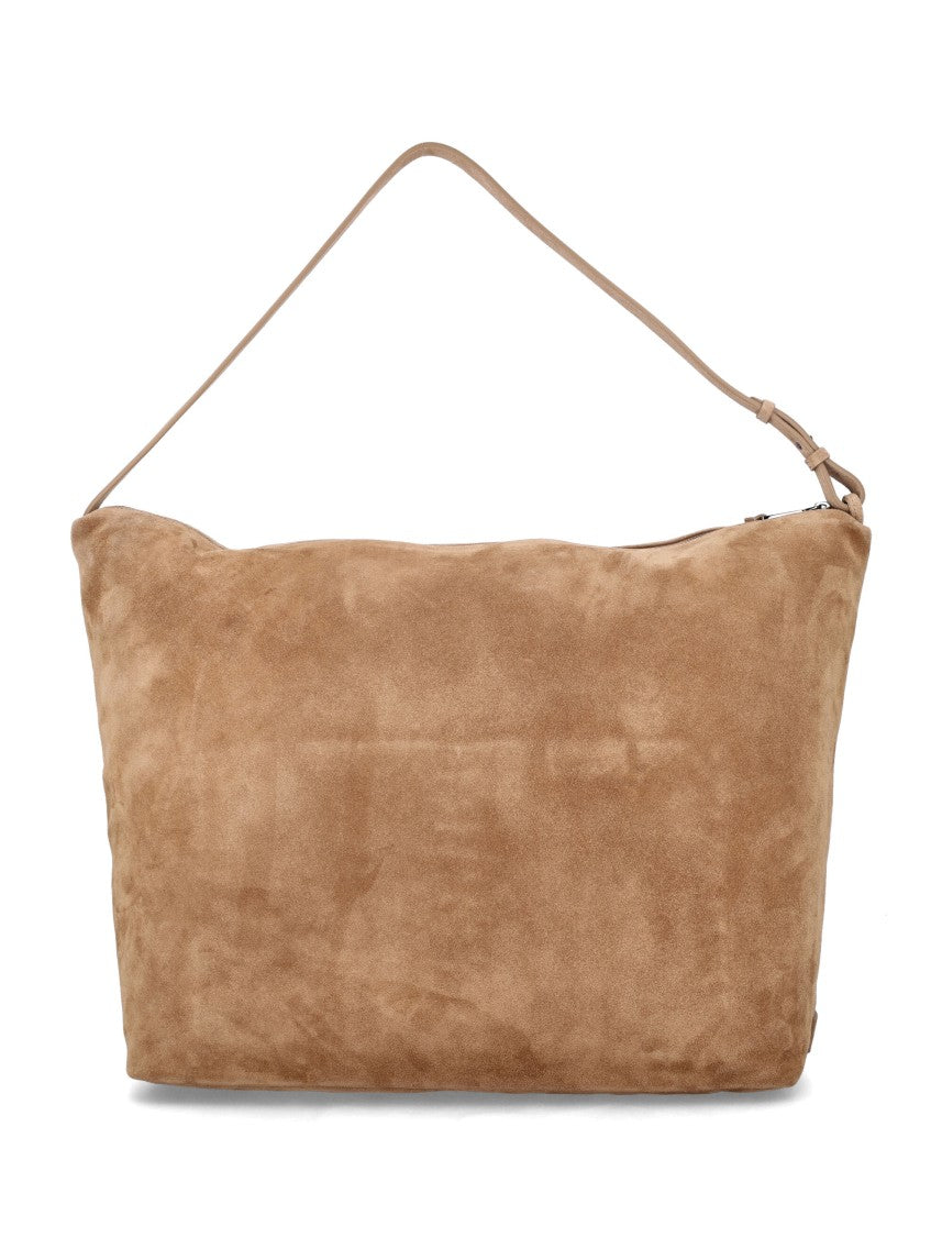 Emporio Armani Refined Suede Hobo Bag