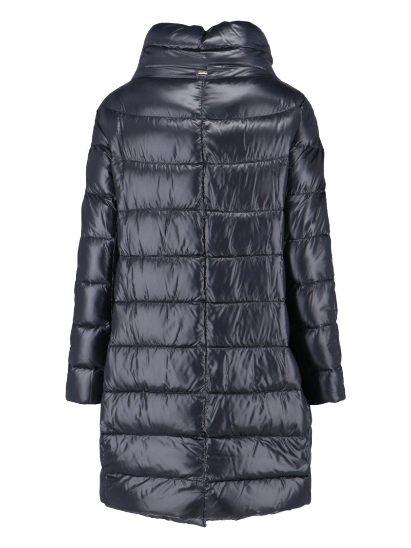 Herno Quilted Jacket With Structured Collar