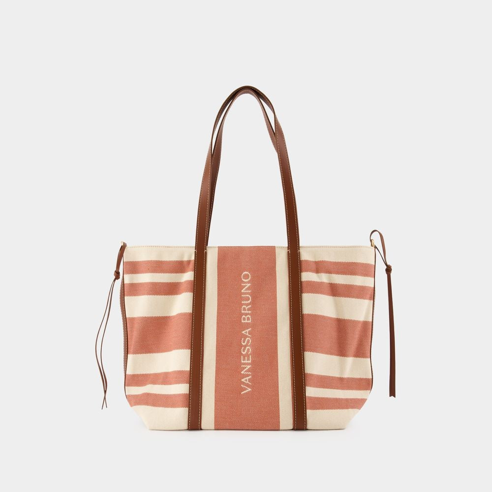 Vanessa Bruno Gm Shopper Bag - Cotton - Brown