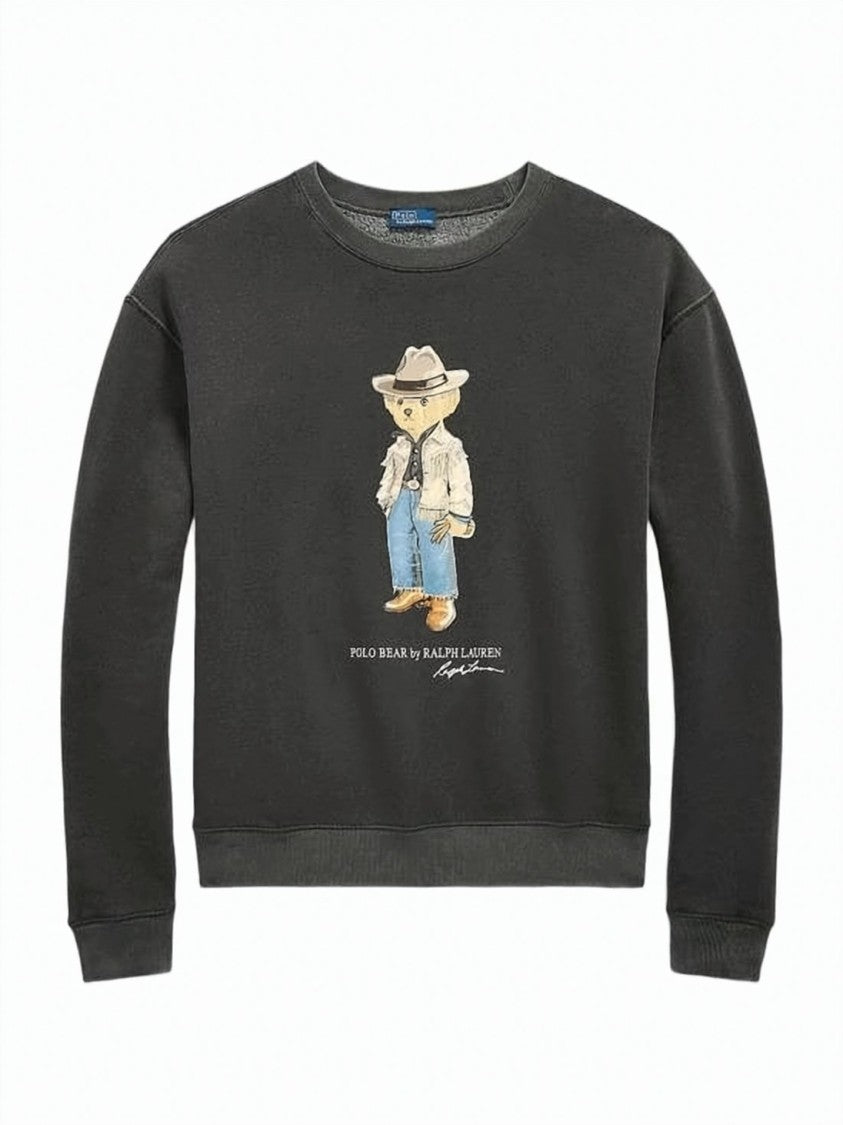 Polo Ralph Lauren Relaxed-Fit Long-Sleeve Sweatshirt With Graphic Bear