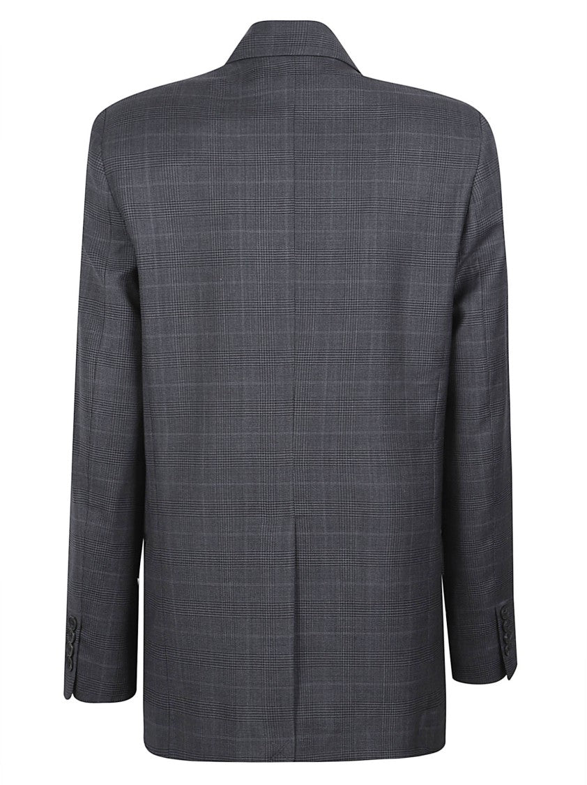 Iro Calu Tailored Grey Checkered Blazer