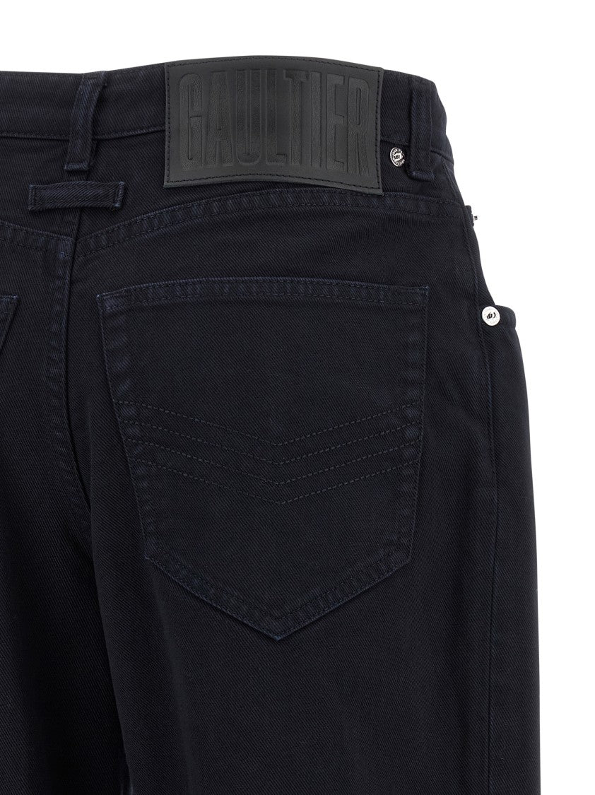 Jean Paul Gaultier 'The Snap-Button Denim' Jeans