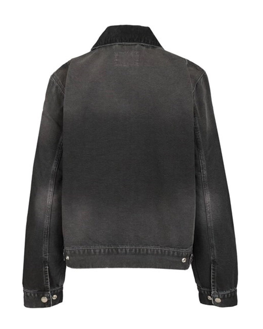 Carhartt Wip Black Women Og Arcan Velvet Collar Jacket