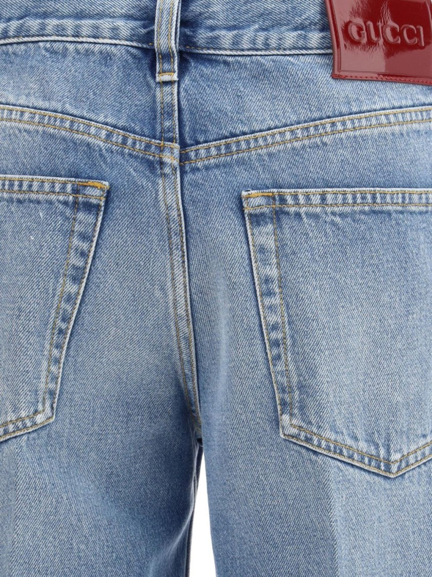 Gucci Straight Fit Denim Pants
