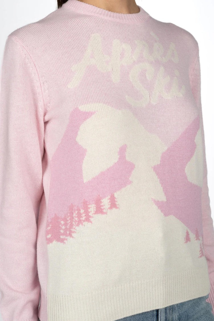 Mc2 Saint Barth Modern Crew Neck Pullover With Nature-Inspired Graphic