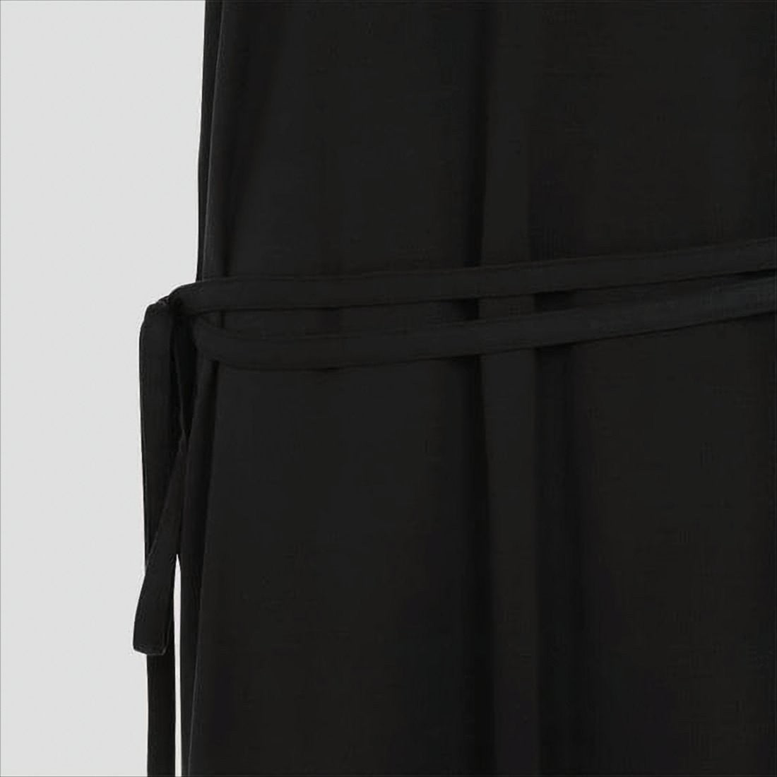 Lemaire Relaxed Fit Cotton Maxi Dress With Subtle Belt